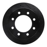 R1 Concepts 00-02 Dodge Ram 2500 Front Right Drilled & Slotted Black Brake Rotor by R1 Concepts RNC-633-40088R