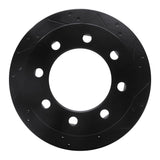 R1 Concepts 00-02 Dodge Ram 4000 (Mexico) Rear Right Drilled & Slotted Black Brake Rotor by R1 Concepts RNC-633-40093R