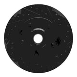 R1 Concepts 03-03 Dodge Ram 1500 Van Front Right Drilled & Slotted Black Brake Rotor by R1 Concepts RNC-633-40096R