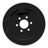 R1 Concepts 03-03 Dodge Durango Rear Left Drilled & Slotted Black Brake Rotor by R1 Concepts RNC-633-40101L
