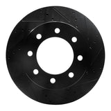 R1 Concepts 03-08 Dodge Ram 3500 Front Right Drilled & Slotted Black Brake Rotor by R1 Concepts RNC-633-40102R