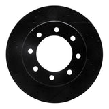 R1 Concepts 09-25 Dodge Ram 2500 Front Left Drilled & Slotted Black Brake Rotor by R1 Concepts RNC-633-40110L