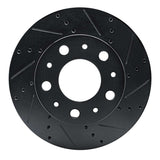 R1 Concepts 14-25 Ram Promaster 2500 Front Right Drilled & Slotted Black Brake Rotor by R1 Concepts RNC-633-40114R