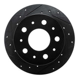 R1 Concepts 14-21 Ram Promaster 2500 Rear Left Drilled & Slotted Black Brake Rotor by R1 Concepts RNC-633-40115L