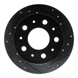 R1 Concepts 14-21 Ram Promaster 3500 Rear Right Drilled & Slotted Black Brake Rotor by R1 Concepts RNC-633-40115R