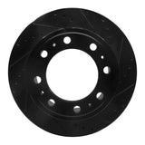 R1 Concepts 19-25 Ram 3500 Rear Right Drilled & Slotted Black Brake Rotor by R1 Concepts RNC-633-40122R
