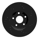 R1 Concepts 05-10 Jeep Commander Front Left Drilled & Slotted Black Brake Rotor by R1 Concepts RNC-633-42000L