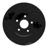 R1 Concepts 05-10 Jeep Commander Front Right Drilled & Slotted Black Brake Rotor by R1 Concepts RNC-633-42000R