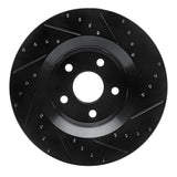 R1 Concepts 11-25 Dodge Durango Front Left Drilled & Slotted Black Brake Rotor by R1 Concepts RNC-633-42007L