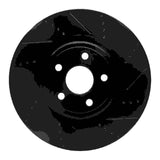 R1 Concepts 2012-2025 Dodge Durango Front Right Drilled & Slotted Black Brake Rotor by R1 Concepts RNC-633-42009R