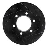 R1 Concepts 71-91 Chevrolet Blazer Front Right Drilled & Slotted Black Brake Rotor by R1 Concepts RNC-633-42031R