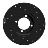 R1 Concepts 74-87 Dodge COLT Front Left Drilled & Slotted Black Brake Rotor by R1 Concepts RNC-633-43000L
