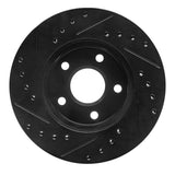 R1 Concepts 80-89 Buick CENTURY Front Right Drilled & Slotted Black Brake Rotor by R1 Concepts RNC-633-45002R