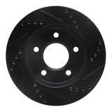R1 Concepts 83-96 Buick Riviera Front Left Drilled & Slotted Black Brake Rotor by R1 Concepts RNC-633-45003L