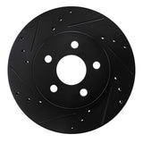 R1 Concepts 82-82 Buick CENTURY Front Left Drilled & Slotted Black Brake Rotor by R1 Concepts RNC-633-45004L
