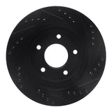 R1 Concepts 94-01 Buick Regal Front Left Drilled & Slotted Black Brake Rotor by R1 Concepts RNC-633-45007L