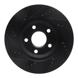 R1 Concepts 97-05 Buick Riviera Front Right Drilled & Slotted Black Brake Rotor by R1 Concepts RNC-633-45008R
