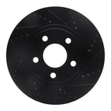 R1 Concepts 97-05 Buick Riviera Front Right Drilled & Slotted Black Brake Rotor by R1 Concepts RNC-633-45008R