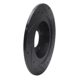R1 Concepts 98-05 Buick Park Avenue Rear Left Drilled & Slotted Black Brake Rotor by R1 Concepts RNC-633-45009L