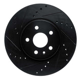 R1 Concepts 13-22 Buick Encore Front Left Drilled & Slotted Black Brake Rotor by R1 Concepts RNC-633-45020L