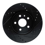 R1 Concepts 13-22 Buick Encore Front Right Drilled & Slotted Black Brake Rotor by R1 Concepts RNC-633-45020R