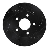 R1 Concepts 01-07 Buick Rendezvous Front Right Drilled & Slotted Black Brake Rotor by R1 Concepts RNC-633-45021R