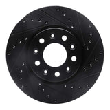 R1 Concepts 16-21 Buick Regal Sportback Front Right Drilled & Slotted Black Brake Rotor by R1 Concepts RNC-633-45023R