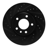 R1 Concepts 97-01 Cadillac CATERA Front Left Drilled & Slotted Black Brake Rotor by R1 Concepts RNC-633-46000L