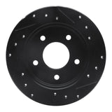 R1 Concepts 86-92 Buick Reatta Rear Left Drilled & Slotted Black Brake Rotor by R1 Concepts RNC-633-46003L