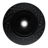 R1 Concepts 90-90 Cadillac BROUGHAM Front Left Drilled & Slotted Black Brake Rotor by R1 Concepts RNC-633-46006L