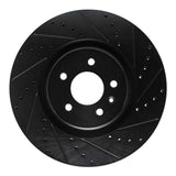 R1 Concepts 16-20 Buick Regal Sportback Front Right Drilled & Slotted Black Brake Rotor by R1 Concepts RNC-633-46042R