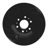 R1 Concepts 04-09 Cadillac SRX Front Right Drilled & Slotted Black Brake Rotor by R1 Concepts RNC-633-46043R