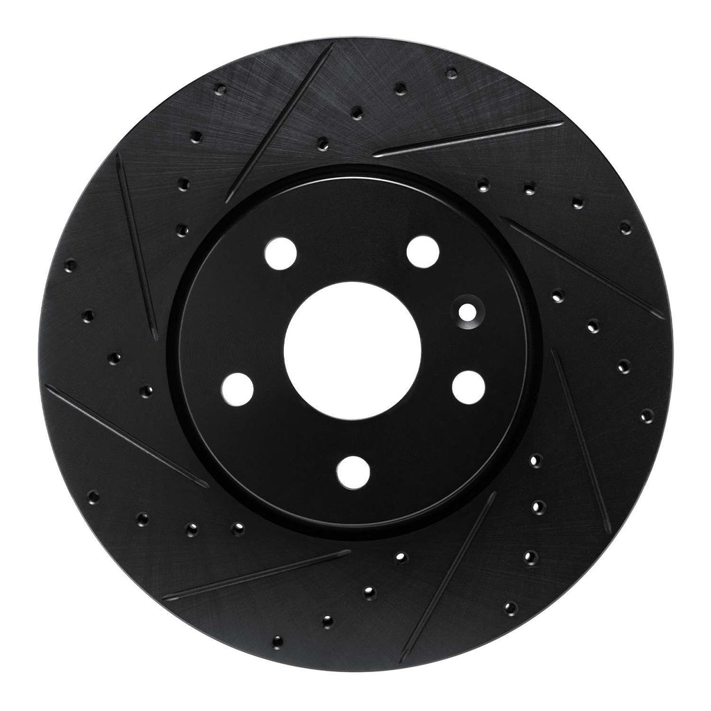 R1 Concepts 19-25 Buick Envision Front Left Drilled & Slotted Black ...