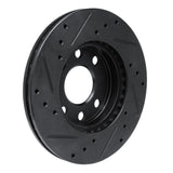 R1 Concepts 88-20 Chevrolet Chevrolet Pickup (Mexico) Front Right Drilled & Slotted Black Brake Rotor by R1 Concepts RNC-633-47000R