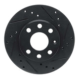 R1 Concepts 88-20 Chevrolet Chevrolet Pickup (Mexico) Front Right Drilled & Slotted Black Brake Rotor by R1 Concepts RNC-633-47000R