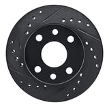 R1 Concepts 85-93 Chevrolet SPECTRUM Front Left Drilled & Slotted Black Brake Rotor by R1 Concepts RNC-633-47002L