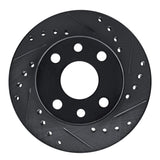 R1 Concepts 85-93 Chevrolet SPECTRUM Front Right Drilled & Slotted Black Brake Rotor by R1 Concepts RNC-633-47002R