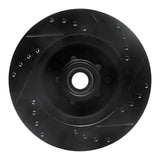 R1 Concepts 67-74 Buick Gran Sport Front Left Drilled & Slotted Black Brake Rotor by R1 Concepts RNC-633-47004L