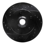 R1 Concepts 67-74 Buick Gran Sport Front Left Drilled & Slotted Black Brake Rotor by R1 Concepts RNC-633-47004L