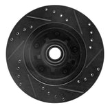 R1 Concepts 70-81 Buick Electra Front Left Drilled & Slotted Black Brake Rotor by R1 Concepts RNC-633-47005L