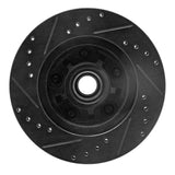 R1 Concepts 70-81 Buick Estate Wagon Front Right Drilled & Slotted Black Brake Rotor by R1 Concepts RNC-633-47005R
