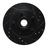R1 Concepts 78-78 Buick Century Front Right Drilled & Slotted Black Brake Rotor by R1 Concepts RNC-633-47007R