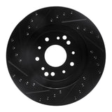 R1 Concepts 63-82 Chevrolet Camaro Front/Rear Right Drilled & Slotted Black Brake Rotor by R1 Concepts RNC-633-47008R