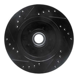 R1 Concepts 78-90 Buick LeSabre Front Right Drilled & Slotted Black Brake Rotor by R1 Concepts RNC-633-47009R