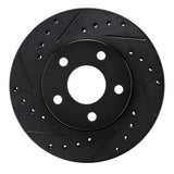 R1 Concepts 82-84 Buick SKYHAWK Front Left Drilled & Slotted Black Brake Rotor by R1 Concepts RNC-633-47010L