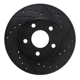R1 Concepts 82-84 Buick SKYHAWK Front Right Drilled & Slotted Black Brake Rotor by R1 Concepts RNC-633-47010R