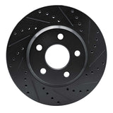 R1 Concepts 05-05 Buick LeSabre Front Right Drilled & Slotted Black Brake Rotor by R1 Concepts RNC-633-47032R