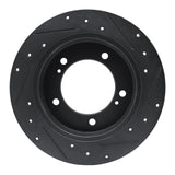 R1 Concepts 83-98 Chevrolet Tracker Front Left Drilled & Slotted Black Brake Rotor by R1 Concepts RNC-633-47058L