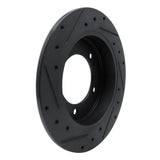 R1 Concepts 83-98 Chevrolet Tracker Front Right Drilled & Slotted Black Brake Rotor by R1 Concepts RNC-633-47058R
