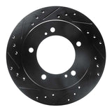 R1 Concepts 91-98 Chevrolet Tracker Front Left Drilled & Slotted Black Brake Rotor by R1 Concepts RNC-633-47059L